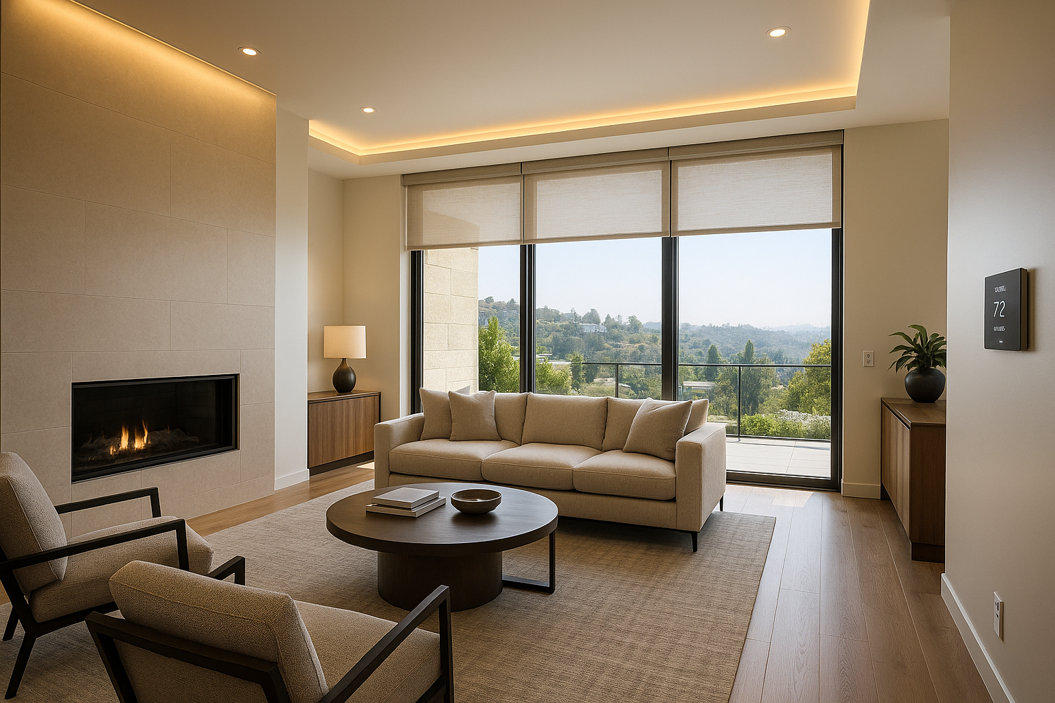 Featured image for “Lighting, Shades & Climate — Smart Home Comfort, Effortlessly Controlled”